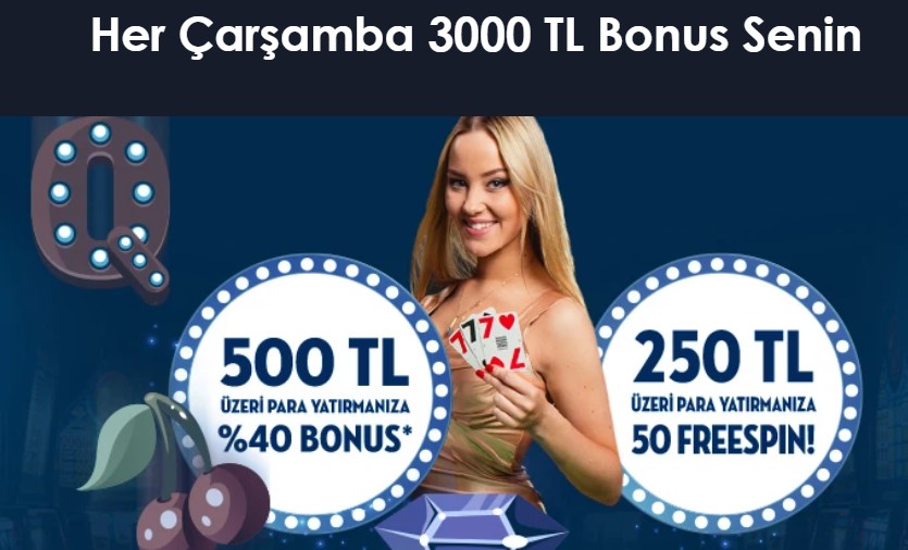 Çarşamba bonusu CasinoMaxi de